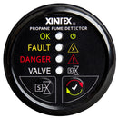 Fireboy-Xintex Propane Fume Detector w/Plastic Sensor Solenoid Valve - Black Bezel Display [P-1BS-R]-Angler's World