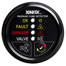 Fireboy-Xintex Propane Fume Detector w/Automatic Shut-Off Plastic Sensor - No Solenoid Valve - Black Bezel Display [P-1BNV-R]-Angler's World
