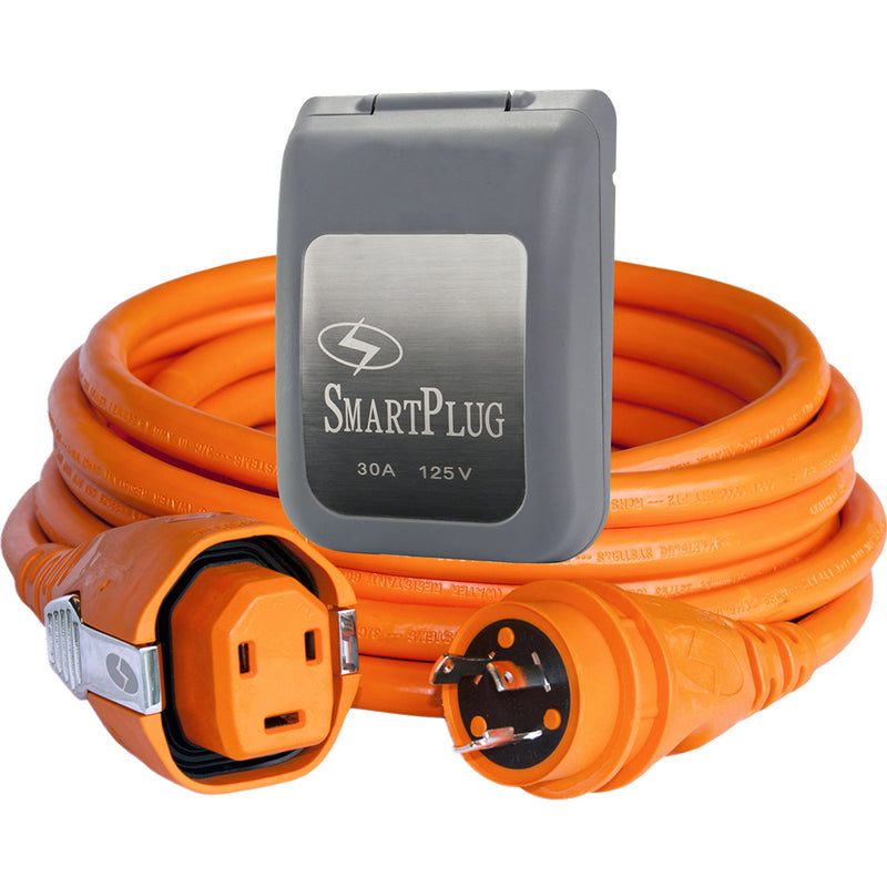 SmartPlug 30 AMP SmartPlug/Twist Type Cordset w/Grey Inlet Cover- 50 [C30503BM30PG]-Angler's World