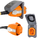 SmartPlug 30 AMP Inlet Female Cord Connector Combo - Grey [B30ASSYPG]-Angler's World