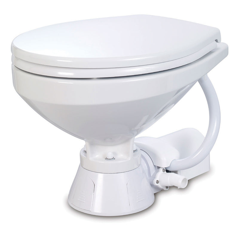 Jabsco Electric Marine Toilet - Regular Bowl w/Soft Close Lid - 12V [37010-4192]-Angler's World