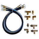 Octopus 30" Hose & Fitting Kit Including Orb & NPT Helm Fittings [OC17SUK42]-Angler's World