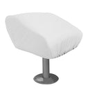 Taylor Made Folding Pedestal Boat Seat Cover - Vinyl White [40220]-Angler's World