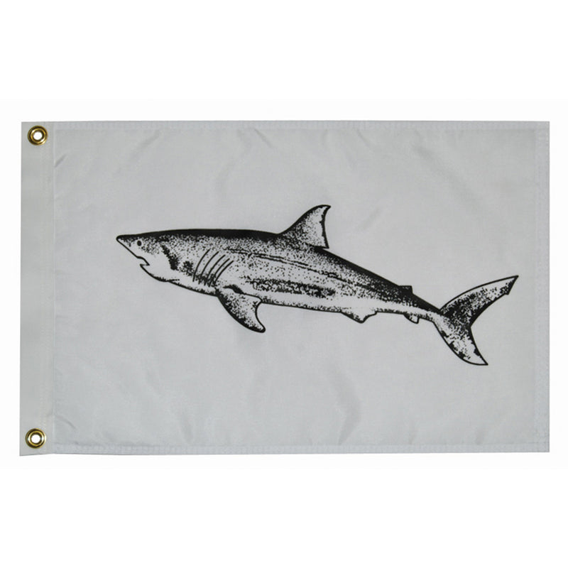 Taylor Made 12" x 18" Shark Flag [3218]-Angler's World
