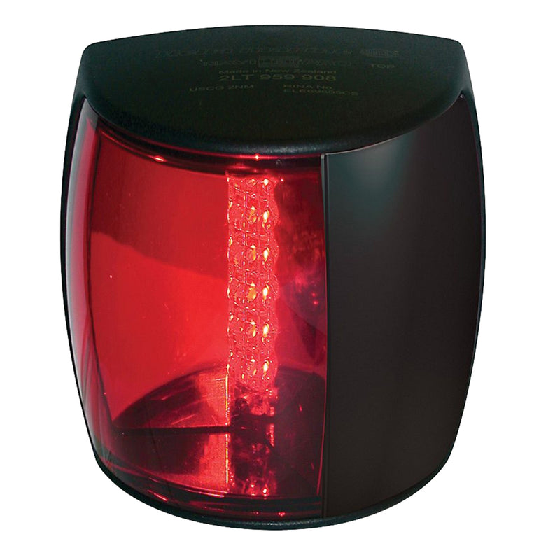 Hella Marine NaviLED PRO Port Navigation Lamp - 2nm - Red Lens/Black Housing [959900001]-Angler's World