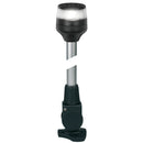 Hella Marine NaviLED 360 Compact All Round Lamp - 2nm - 12" Fold Down Base - Black [980960301]-Angler's World