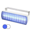 Hella Marine Sea Hawk XL Dual Color LED FloodLights - Blue/White LED - White Housing [980950071]-Angler's World