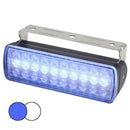 Hella Marine Sea Hawk XL Dual Color LED Floodlights - Blue/White LED - Black Housing [980950061]-Angler's World