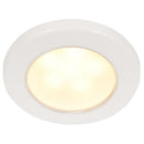Hella Marine EuroLED 75 3" Round Screw Mount Down Light - Warm White LED - White Plastic Rim - 12V [958109011]-Angler's World