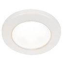 Hella Marine EuroLED 75 3" Round Screw Mount Down Light - White LED - White Plastic Rim - 12V [958110011]-Angler's World