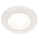 Hella Marine EuroLED 75 3" Round Screw Mount Down Light - White LED - White Plastic Rim - 24V [958110111]-Angler's World