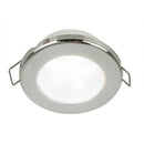 Hella Marine EuroLED 75 3" Round Spring Mount Down Light - White LED - Stainless Steel Rim - 12V [958110521]-Angler's World