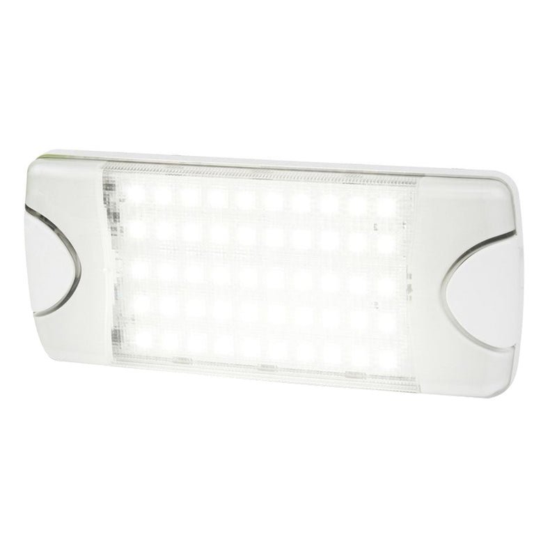 Hella Marine DuraLED 50 Low Profile Interior/Exterior Lamp - White LED Spreader Beam [980629001]-Angler's World