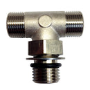 Uflex Boss Style T-Fitting - Nickel - ORB 6 to 3/8" COMP [71955T]-Angler's World
