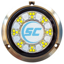 Shadow-Caster SCR-24 Bronze Underwater Light - 24 LEDs - Bimini Blue/Great White [SCR-24-BW-BZ-10]-Angler's World