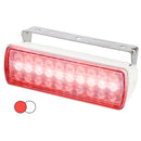 Hella Marine Sea Hawk XL Dual Color LED Floodlights - Red/White LED - White Housing [980950051]-Angler's World