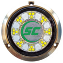 Shadow-Caster SCR-24 Bronze Underwater Light - 24 LEDs - Aqua Green [SCR-24-AG-BZ-10]-Angler's World