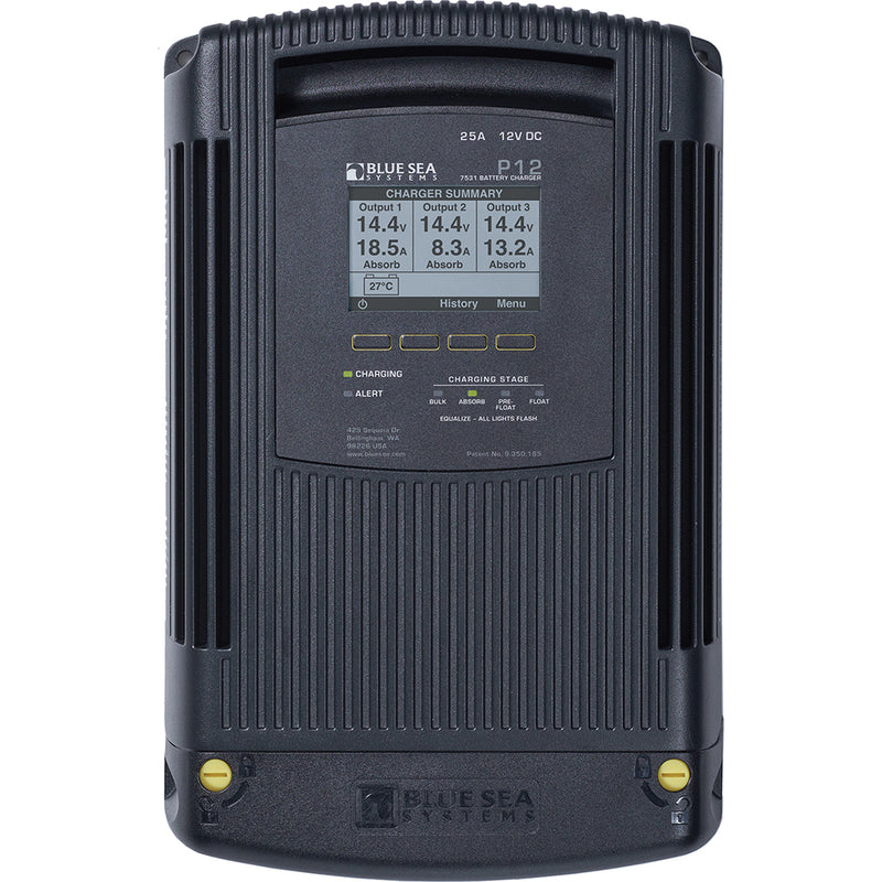 Blue Sea 7531 P12 Battery Charger - 12V DC 25A [7531]-Angler's World