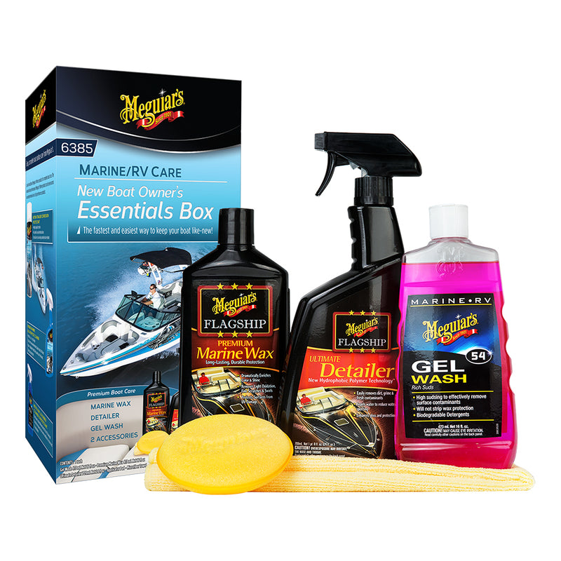 Meguiars New Boat Owners Essentials Kit [M6385]-Angler's World