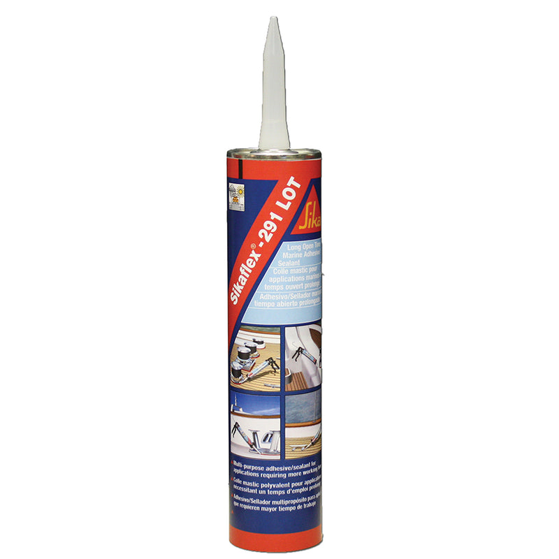 Sika Sikaflex 291 LOT Slow Cure Adhesive Sealant 10.3oz(300ml) Cartridge - Black [90927]-Angler's World