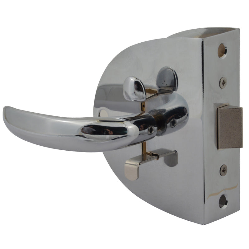 Southco Compact Swing Door Latch - Chrome - Non-Locking [MC-04-123-10]-Angler's World