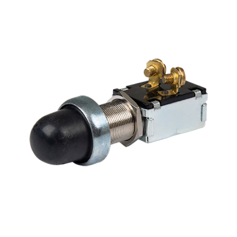 BEP 2-Position SPST Moisture Sealed Push Button Switch - OFF/(ON) [1001503]-Angler's World