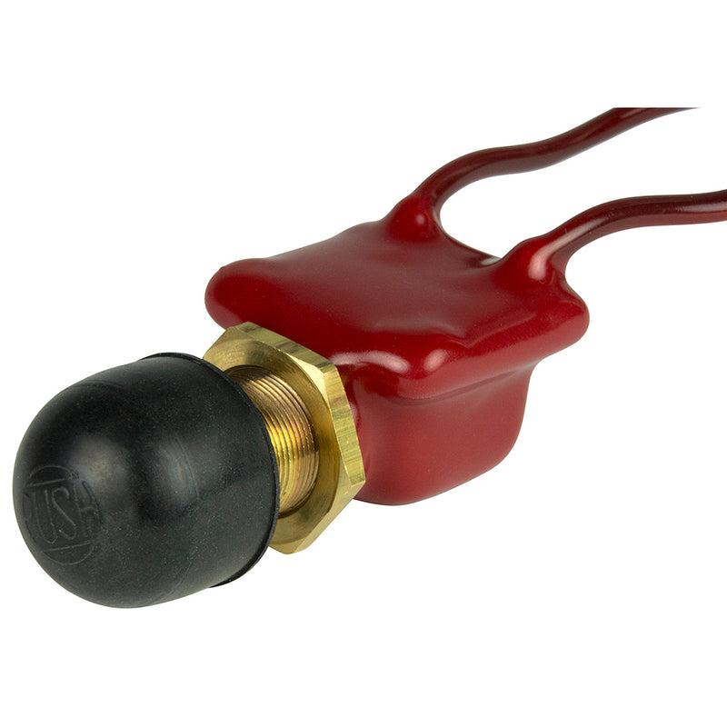 BEP 2-Position SPST PVC Coated Push Button Switch - OFF/(ON) [1001506]-Angler's World