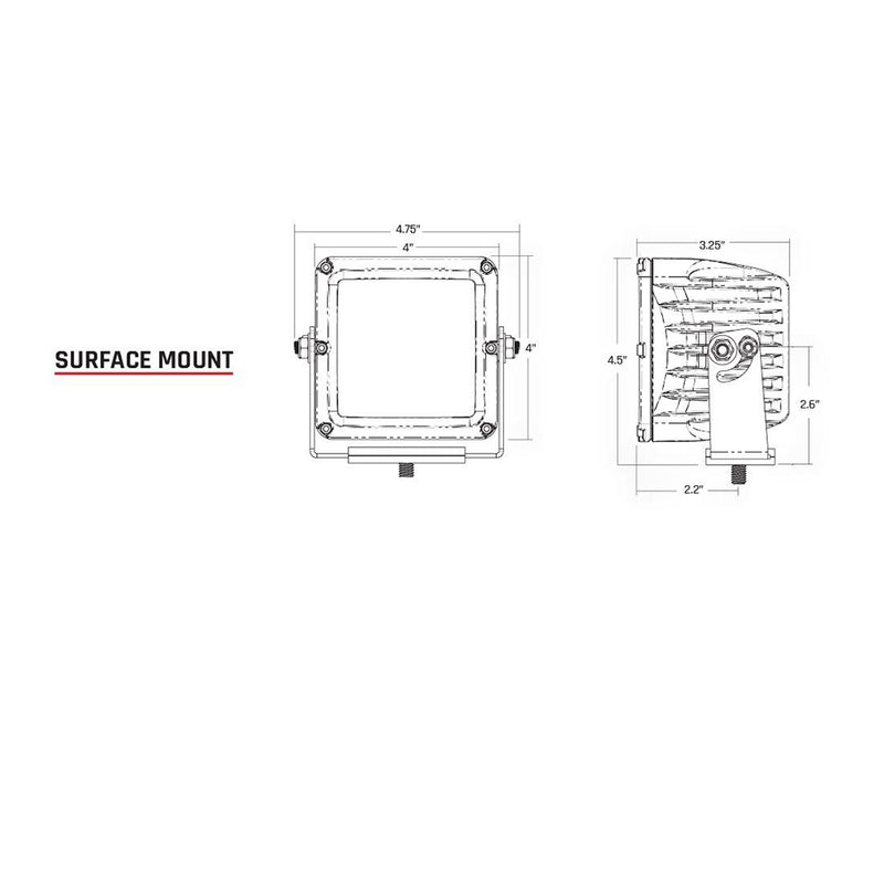RIGID Industries D-XL PRO - Specter-Driving LED - Pair - Black [322613]-Angler's World