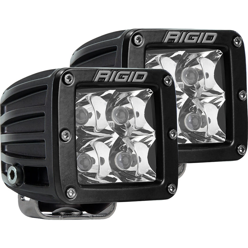 RIGID Industries D-Series PRO Hybrid-Spot LED - Pair - Black [202213]-Angler's World