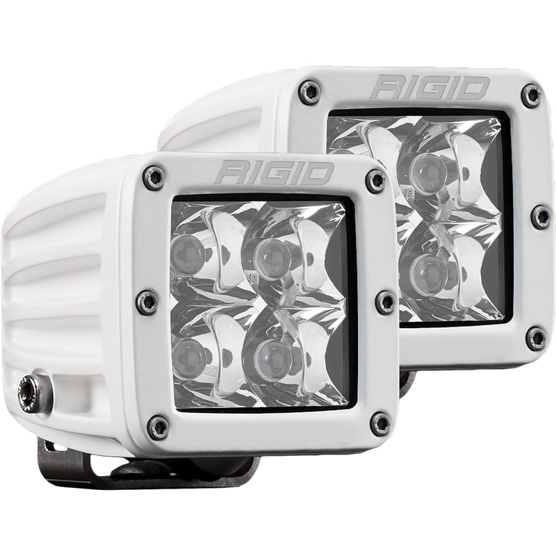 RIGID Industries D-Series PRO Hybrid-Spot LED - Pair - White [602213]-Angler's World