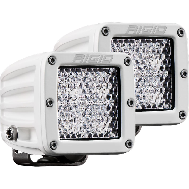 RIGID Industries D-Series PRO Hybrid-Diffused LED - Pair - White [602513]-Angler's World