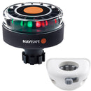 Navisafe Navilight Tricolor 2NM w/Navibolt Base Vertical Mount - White [342KIT6]-Angler's World