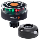 Navisafe Navilight Tricolor 2NM w/Navibolt Base Horizontal Mount - Black [342KIT7]-Angler's World