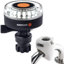 Navisafe Navilight 360 2NM White w/Navimount Base Rail Mount - White [040KIT3]-Angler's World