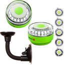 Navisafe Portable Navilight 360 2NM Rescue - Glow In The Dark - Green w/Bendable Suction Cup Mount [010KIT2]-Angler's World