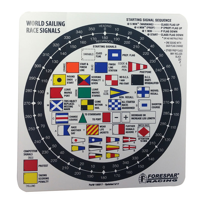 Forespar Nash 207 Racing Signal Flag Label [100017]-Angler's World