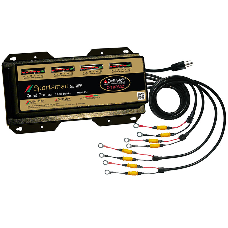 Dual Pro Sportsman Series Battery Charger - 40A - 4-10A-Banks - 12V-48V [SS4]-Angler's World