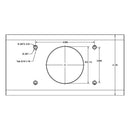 TACO T-Top Extrusion Plate Pre-Drilled for Grand Slams - 20" - Pair [GSE-1939BSA20]-Angler's World