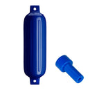 Polyform G-4 Twin Eye Fender 6.5" x 22" - Cobalt Blue w/Adapter [G-4-COBALT BLUE]-Angler's World