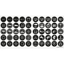 Blue Sea 4230 Push Button Switch Label Kit [4230]-Angler's World