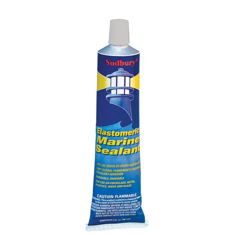 Sudbury Elastomeric 3 oz (89ml) Sealant Tube - Clear [321]-Angler's World
