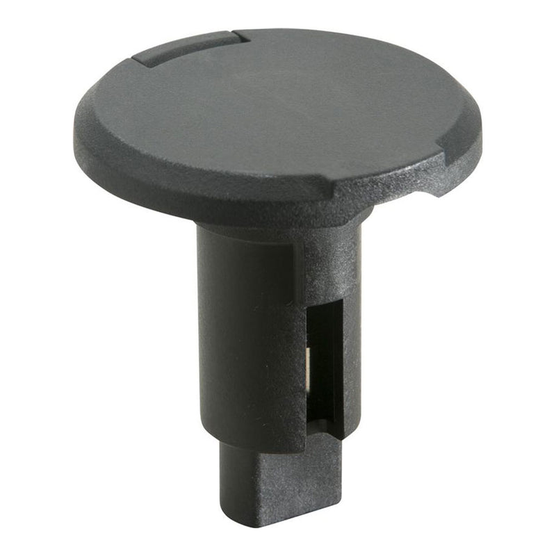 Attwood LightArmor Plug-In Base - 2 Pin - Black - Round [910R2PB-7]-Angler's World
