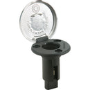 Attwood LightArmor Plug-In Base - 2 Pin - Stainless Steel - Round [910R2PSB-7]-Angler's World