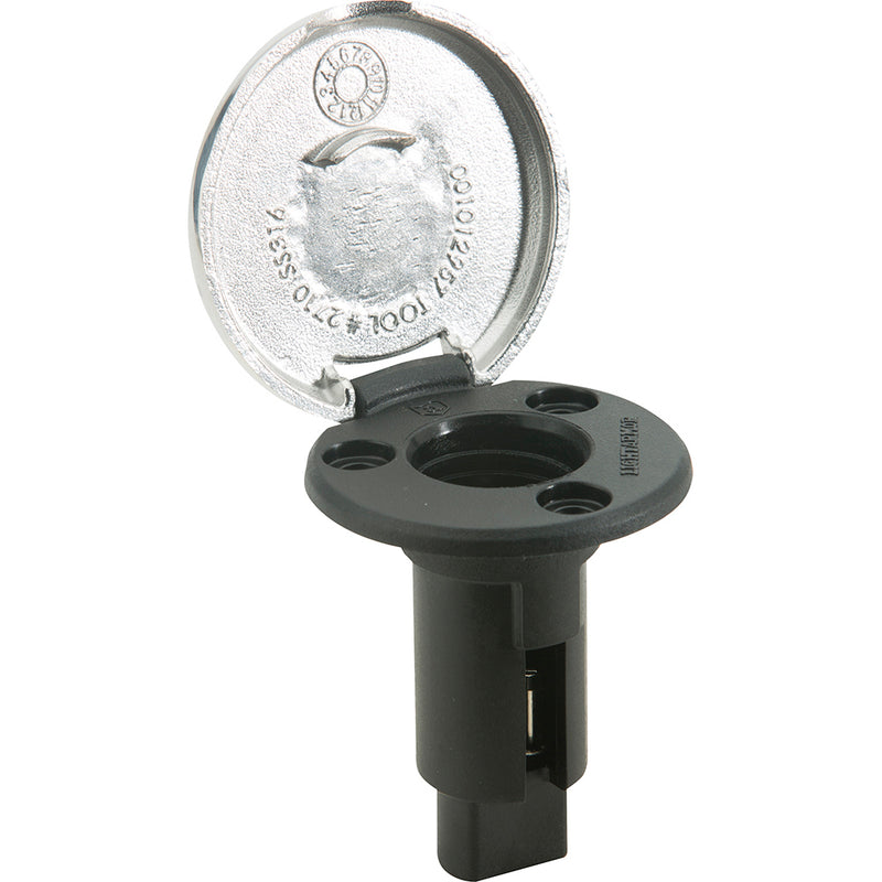 Attwood LightArmor Plug-In Base - 3 Pin - Stainless Steel - Round [910R3PSB-7]-Angler's World