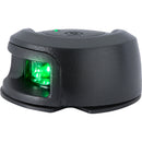 Attwood LightArmor Deck Mount Navigation Light - Black Composite - Starboard (green) - 2NM [NV2012PBG-7]-Angler's World