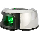 Attwood LightArmor Deck Mount Navigation Light - Stainless Steel - Starboard (green) - 2NM [NV2012SSG-7]-Angler's World