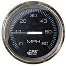 Faria Chesepeake Black 4" Studded Speedometer - 60MPH (GPS) [33749]-Angler's World