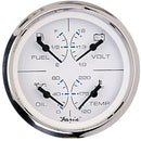 Faria Chesapeake White SS 4" Multifunction Gauge [33851]-Angler's World