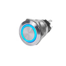 Blue Sea 4160 SS Push Button Switch - Off-On - Blue - 10A [4160]-Angler's World