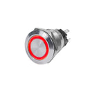 Blue Sea 4162 SS Push Button Switch - Off-On - Red - 10A [4162]-Angler's World